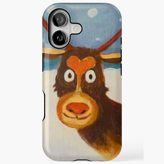 Magical Reindeer Ride Protective Cover for iPhone 11 12 13 14 15 16 17 Pro Max