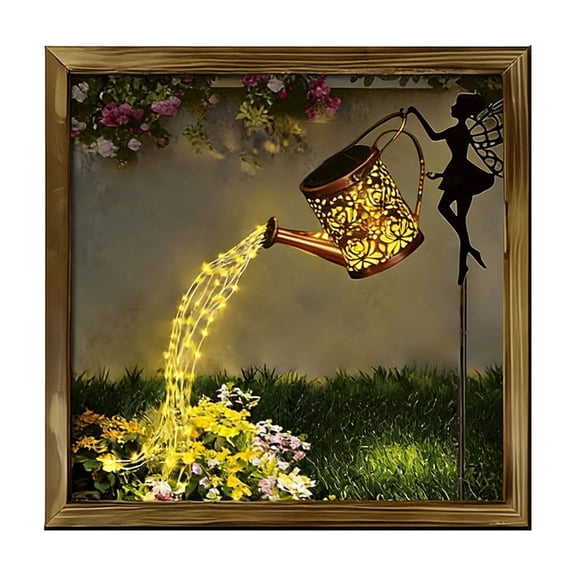 Magical Teapot Themed Decorative Painting Wall Art Home Decor Gift Wood Material 7.9X7.9 Inches