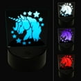 thumbnail image 1 of Magical Unicorn Head LED Night Light Sign 3D Illusion Desk Nightstand Lamp, 1 of 6