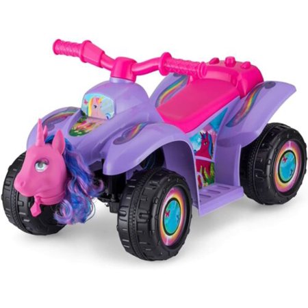 Magical Unicorn Quad for Toddlers, 6V Battery Powered, Ideal for Ages 1.5-3, Purple