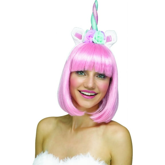 Magical Unicorn Queen Horn Headband Horned Mystical Magic Costume Accessory Hat