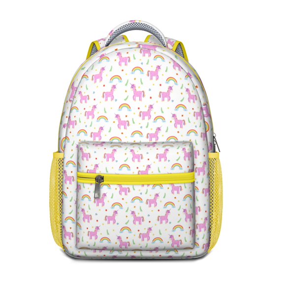 Magical Unicorn & Rainbow Backpack - Waterproof Bookbag for College Students with Durable Lightweight Design & Organized Storage