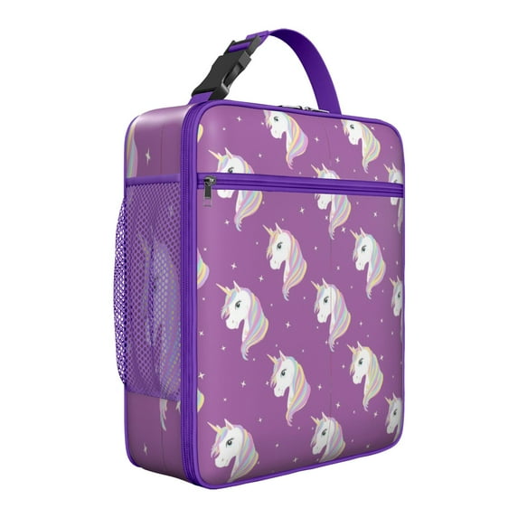 Magical Unicorn Reusable Lunch Bag for Men,Insulated Lunch Tote with Rainbow, Galaxy & Fantasy Design, Cute & Durable Small Lunch Box for Work or Picnic