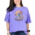 thumbnail image 1 of Magical Unicorn T-Shirt, Fantasy Animal Graphic Tee, Vintage Style Unicorn Shirt, Whimsical Horse Art Top For Women Men Kids, Violet Comfort Colors T-Shirt, 3XL, 1 of 1