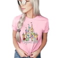 thumbnail image 1 of Magical Vibes Shirt, Animal Kingdom Shirt, Safari Shirt Casual Short Sleeve Shirt (3X Large, Light Pink), 1 of 7