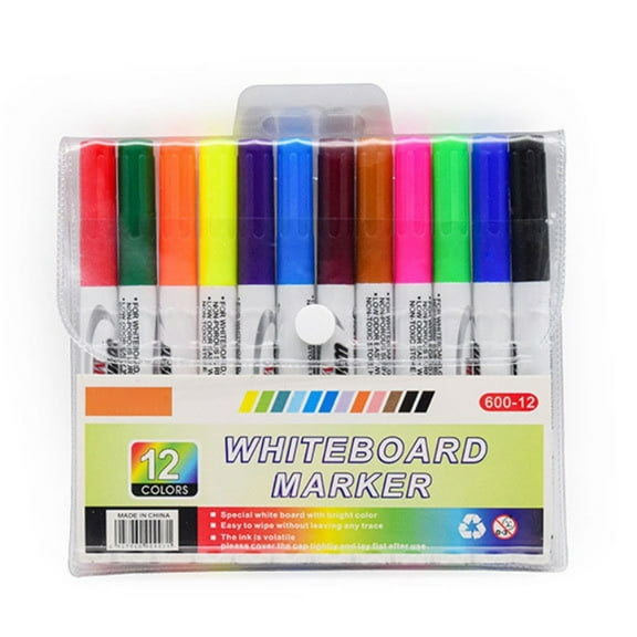 Magical Water Painting Pen, Magical Floating Ink Pen, Dry Erase Whiteboard Marker, A Watercolor Pen That Can Float In The Water 12 Drawing Pens