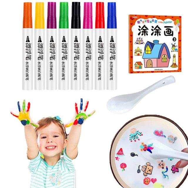 Magical Water Painting Pen for Kids Doodle Water Floating Pens Magical