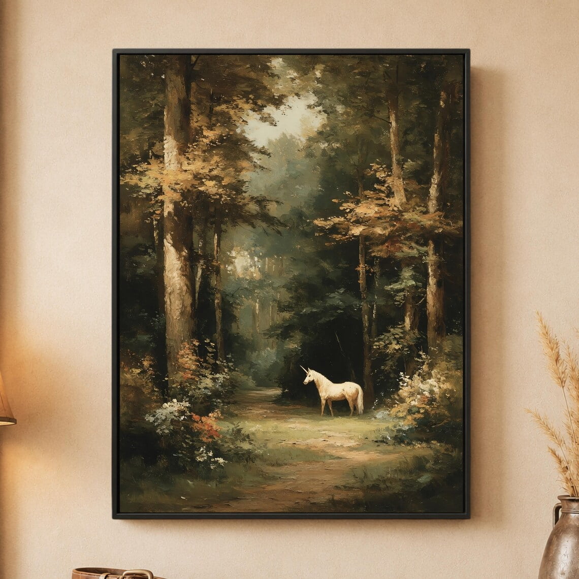 Magical Woodland Landscape Moody