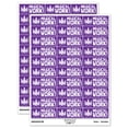 thumbnail image 1 of Magical Work Unicorn Teacher Student School Sticker Set - Purple - Gloss Finish - 1.75" Medium, 1 of 7