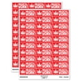 thumbnail image 1 of Magical Work Unicorn Teacher Student School Sticker Set - Red - Matte Finish - 1.75" Medium, 1 of 7