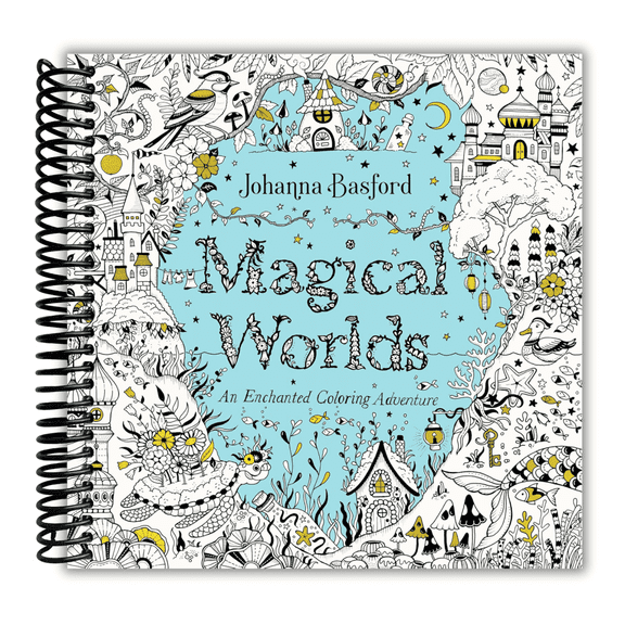 Magical Worlds: An Enchanted Coloring Adventure (Spiral Bound)