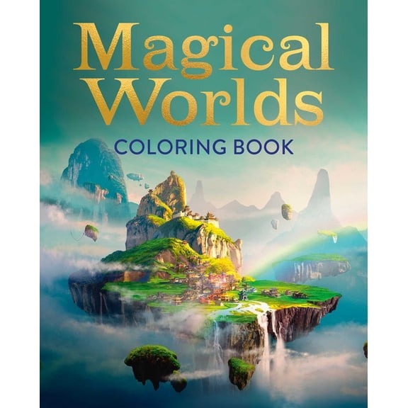 Magical Worlds Coloring Book, (Paperback)