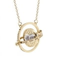 thumbnail image 1 of Magical and magical time converter pendant, personalized alloy hourglass necklace-Golden Grey, 1 of 5