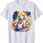 Magical girl anime shirt - Moon anime aesthetic tee, Lunar heroine t-shirt T-shirt Sizes S-5XL Goldengate
