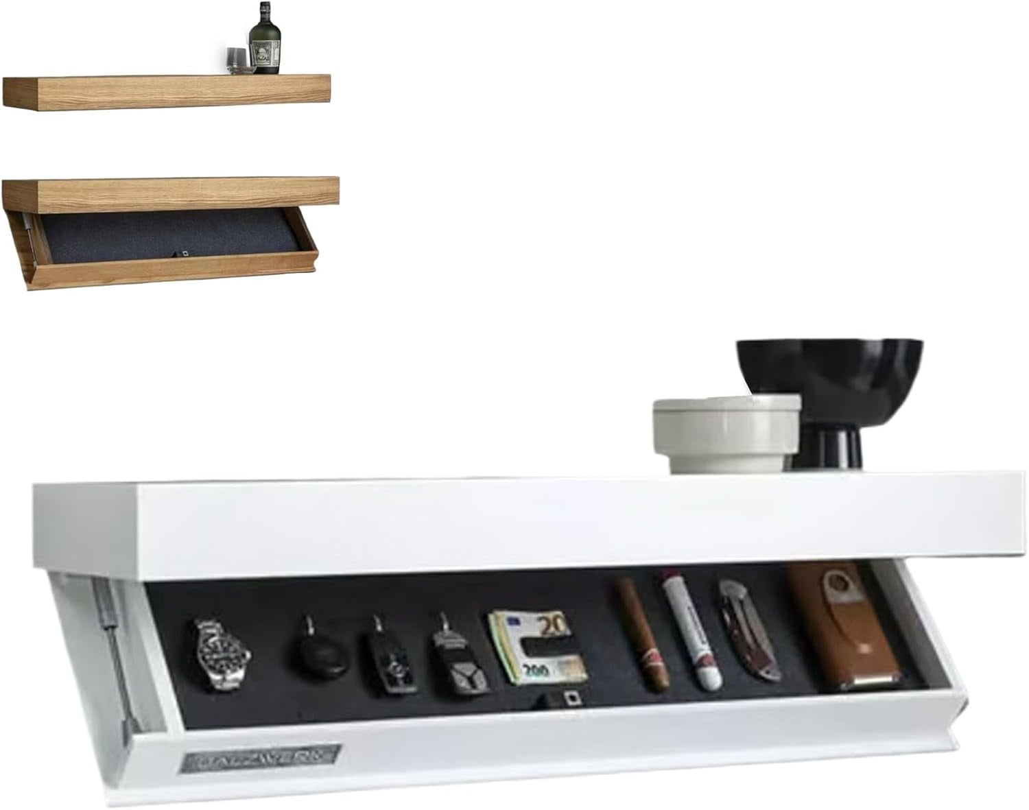 Magicflap Designer Shelf with Secret Compartment, Magicflap Shelf with ...