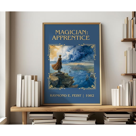 Aooprentice Magician Apprentice By Raymond E Feist Fantasy Literary Art Poster ...