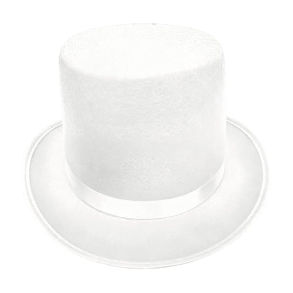 Magician Felt Top Hat For Adults, Butler Costume Top Hat, Ringmaster Hat, Dress Up Party Hat 22.8-23.6In