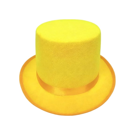 Magician Felt Top Hat For Adults, Butler Costume Top Hat, Ringmaster Hat, Dress Up Party Hat 22.8-23.6In