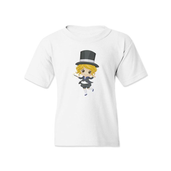 Magician Girl T-Shirt Juniors -Image by Shutterstock,  Medium