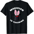 thumbnail image 1 of Magician In Training Funny Magic Hat Rabbit Trick Lover Gift Unisex T-shirt, 1 of 2