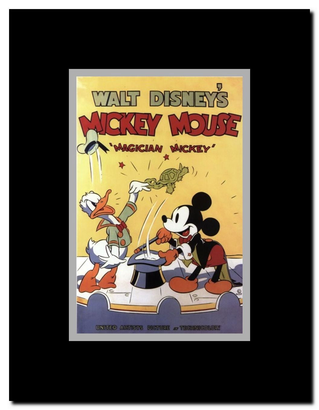 Magician Mickey Framed Movie Poster