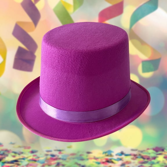 Magician Top Dress Hat (Hot Pink L)