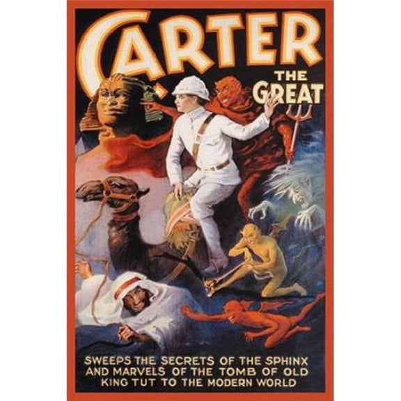 Magicians: Carter the Great: Secrets of the Sphinx Poster Print by Otis