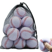 Magicorange 20 Pack Foam Baseballs, Soft & Safe Baseballs for Beginner Practice Training Toss, Hitting, Pitching (White)