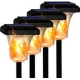 thumbnail image 1 of Magicorange 4 Pack Solar Torch Lights with Flickering Flame, Waterproof Outdoor Garden Light for Christmas, Garden, Landscape, Path, Yard, Patio, 1 of 8