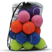 Magicorange Tennis Balls, Bulk Pack of 20, 2.58 inch Colored High Elasticity Practice Tennis Balls