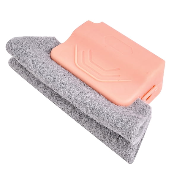 Magics Window Cleanings Brushs,5.3.x3.3Inch Handheld Cleanings Scrubbers Set,Multi-Purpose Groove Cleaners Tools,Durables and Practical,Easys to Clean,for Window lides Gaps Tile
