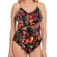 thumbnail image 1 of Magicsuit BLACK/MULTI Oasis Rita Wire Free Tankini Swim Top, US 8, 1 of 5