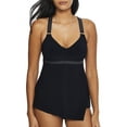 thumbnail image 1 of Magicsuit Women's Studded Tankini Top (12, Black), 1 of 2
