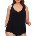 thumbnail image 1 of Magicsuit Womens Plus Size Taylor Underwire Tankini Top Style-6006052W Swimsuit, 1 of 2