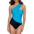 thumbnail image 1 of Magicsuit womens  Solids Colorblock Goddess One-Piece, 16, 1 of 2