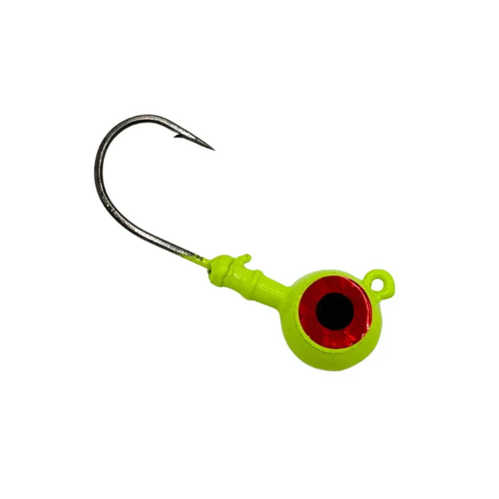 Magictail Round Head Big Eye Jig 3 Pack 1 1/2oz Chart