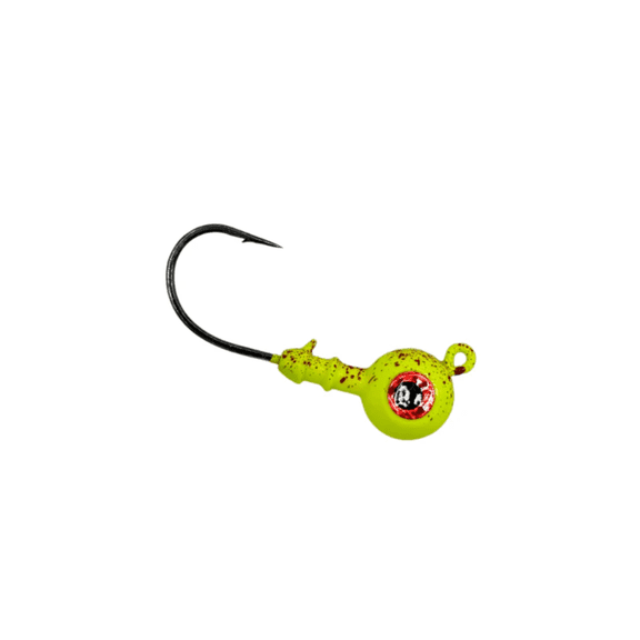 Magictail Round Head Big Eye Jig 3 Pack 1/2oz Nuclear Chicken