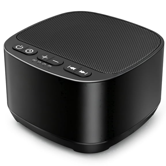 Magicteam White Noise Sound Machine, with 40 Non Looping Natural Soothing Sounds and Memory Function 32‑Level Volume powered by AC or USB and Sleep Timer Sound Therapy for Baby Kids Adults.