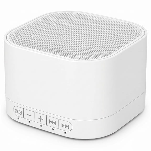 Magicteam White Noise Machine with 20 Non Looping Natural Soothing Sounds and Memory Function 32 Levels of Volume Powered by AC or USB and Sleep Sound Timer Therapy