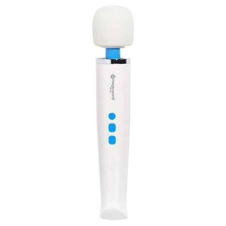 Magicwand Rechargeable Portable Mini Massager, White & Blue