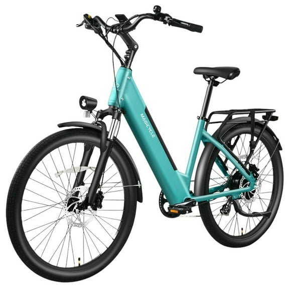 Magicycle CT-1 Electric Bike, 750W Motor, 48V 15Ah Battery, 26inch Tires, 28mph , 60 Miles , Hydraulic Disc Brakes, Torque Sensor, Mechanical Suspension Front Fork, Shimano - Blue