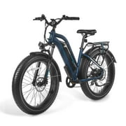 Magicycle Cruiser Pro Step-thru Electric Bike, 750W Motor, 52V 20Ah Battery, 26*4 inch Fat Tires, 28mph, 100 Miles , Hydraulic Disc Brake, Hydraulic Suspension Front Fork, Shimano 7 speed