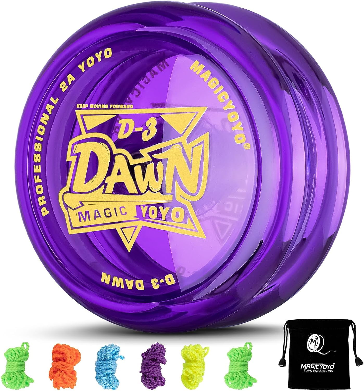 Magicyoyo High Performance Responsive Yoyo D3 Purple - Plastic 2A ...