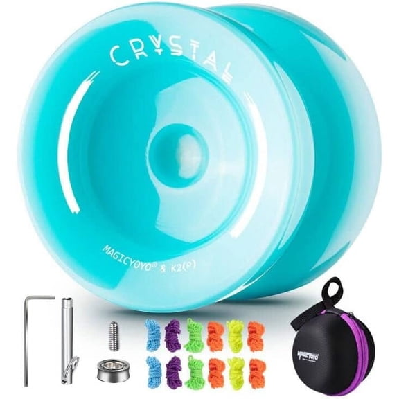 Magicyoyo Professional Responsive Yoyo K2 Sky Blue, Dual Purpose Plastic Yo-Yo for Kids Beginner