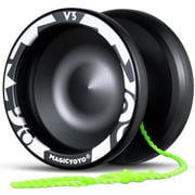 Magicyoyo Professional Responsive Yoyo V3 Black, High-Quality Aluminum Yo-Yo for Kids and Beginner