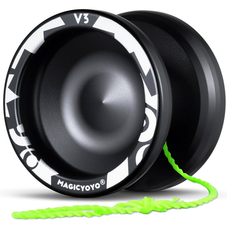 Magicyoyo Professional Responsive Yoyo V3 Black, High-Quality Aluminum Yo-Yo for Kids and Beginner Magicyoyo Professional Responsive Yoyo V3 Black, High-Quality Aluminum Yo-Yo for Kids and Beginner