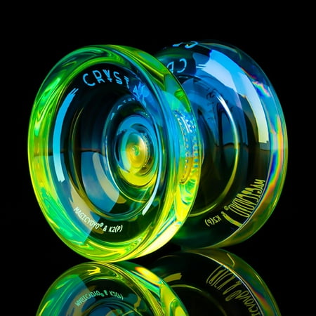 Magicyoyo Professional Yoyo K2 Responsive Yo-Yo for Kids, Solid Plastic Yo Yo (Blue Yellow Gradient)