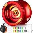 Magicyoyo Pro N11 Red Golden, Aluminum Unresponsive Yoyo for Kids