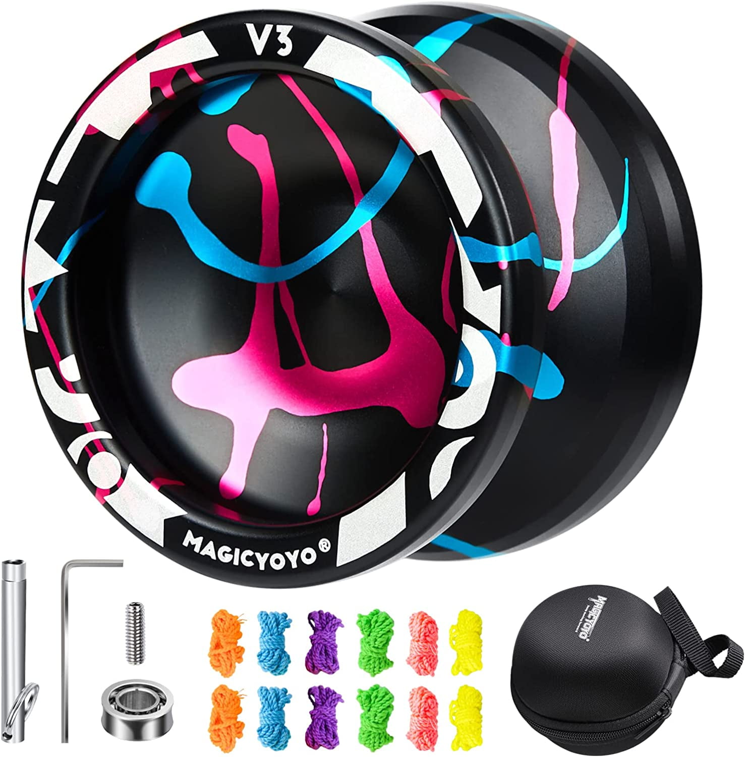 Magicyoyo V3 Pro Responsive Yoyo for Beginner, Metal Dual Purpose YoYo