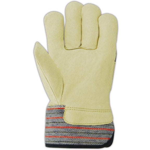 Magid DuraMaster TB524E Standard Pig Grain Leather Palm-Starched Cuff, 12 Pair